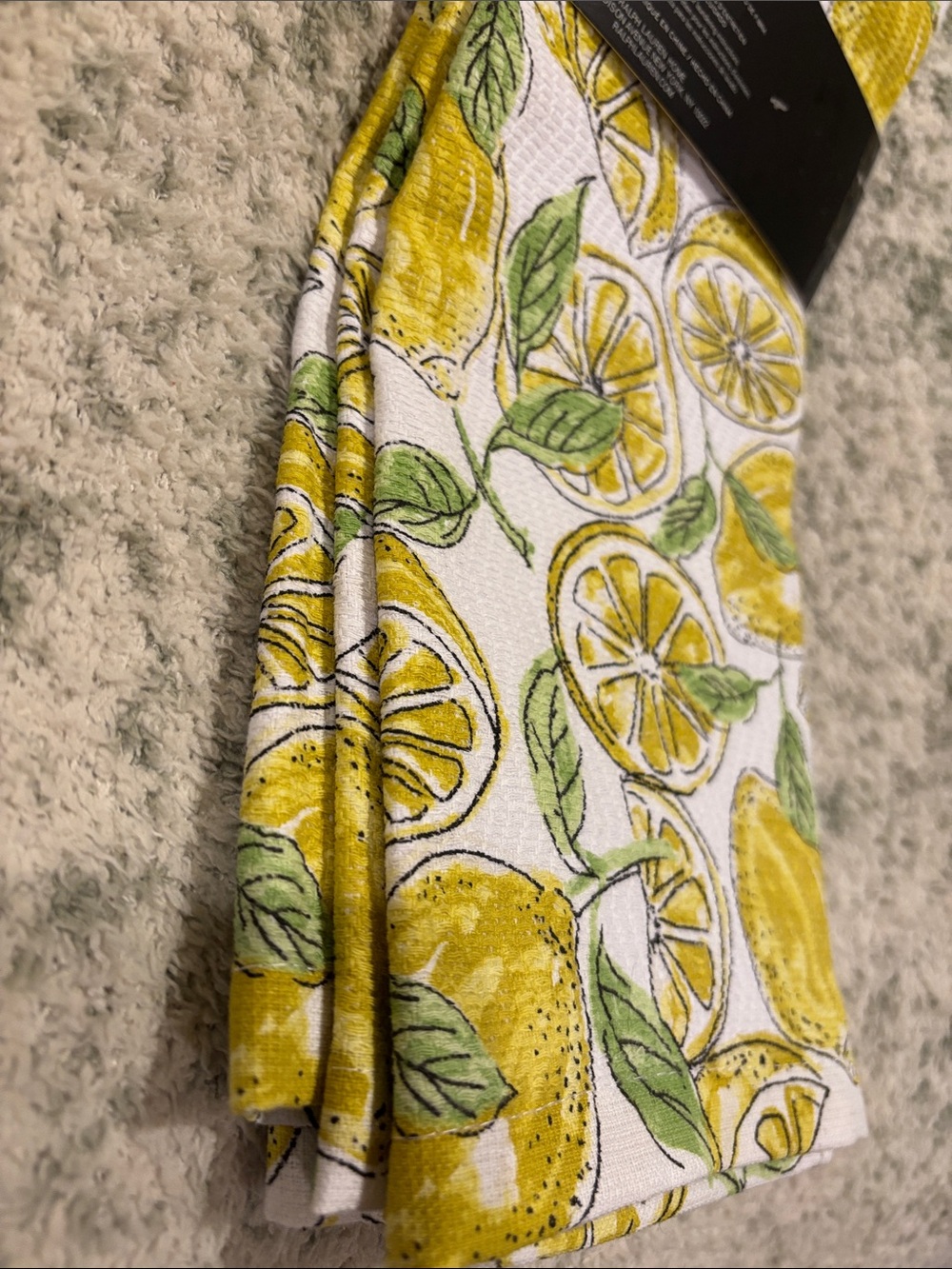 Lauren Ralph Lauren Lemon Kitchen Towels Set of 2 NWT Cotton 17x28” - Picture 8 of 16